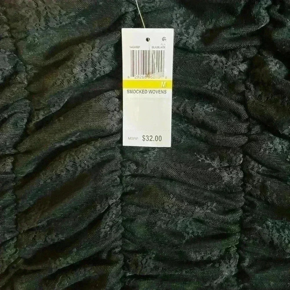 Juniors' Ruched Lace Sweetheart-Neck Top - Picture 6 of 6